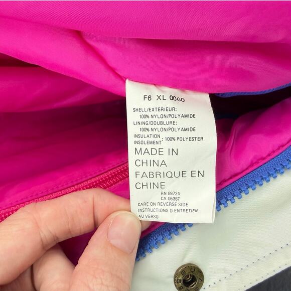 Columbia Women's Blue Retro 1/2 Zip Belted Ski Snowboard Snow Bib Snowsuit - Picture 11 of 12